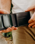 Small Shell Cordovan Wallet - Green