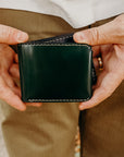 Small Shell Cordovan Wallet - Green