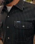 10oz Wabash Short Sleeved Mechanic Shirt - Black IHSH-416-BLK