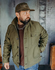 Whipcord A2 Deck Jacket - Olive Drab Green