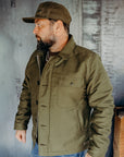 Whipcord A2 Deck Jacket - Olive Drab Green