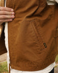 9oz Canvas Work Vest - Brown IHV-49-BRN