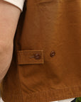 9oz Canvas Work Vest - Brown IHV-49-BRN