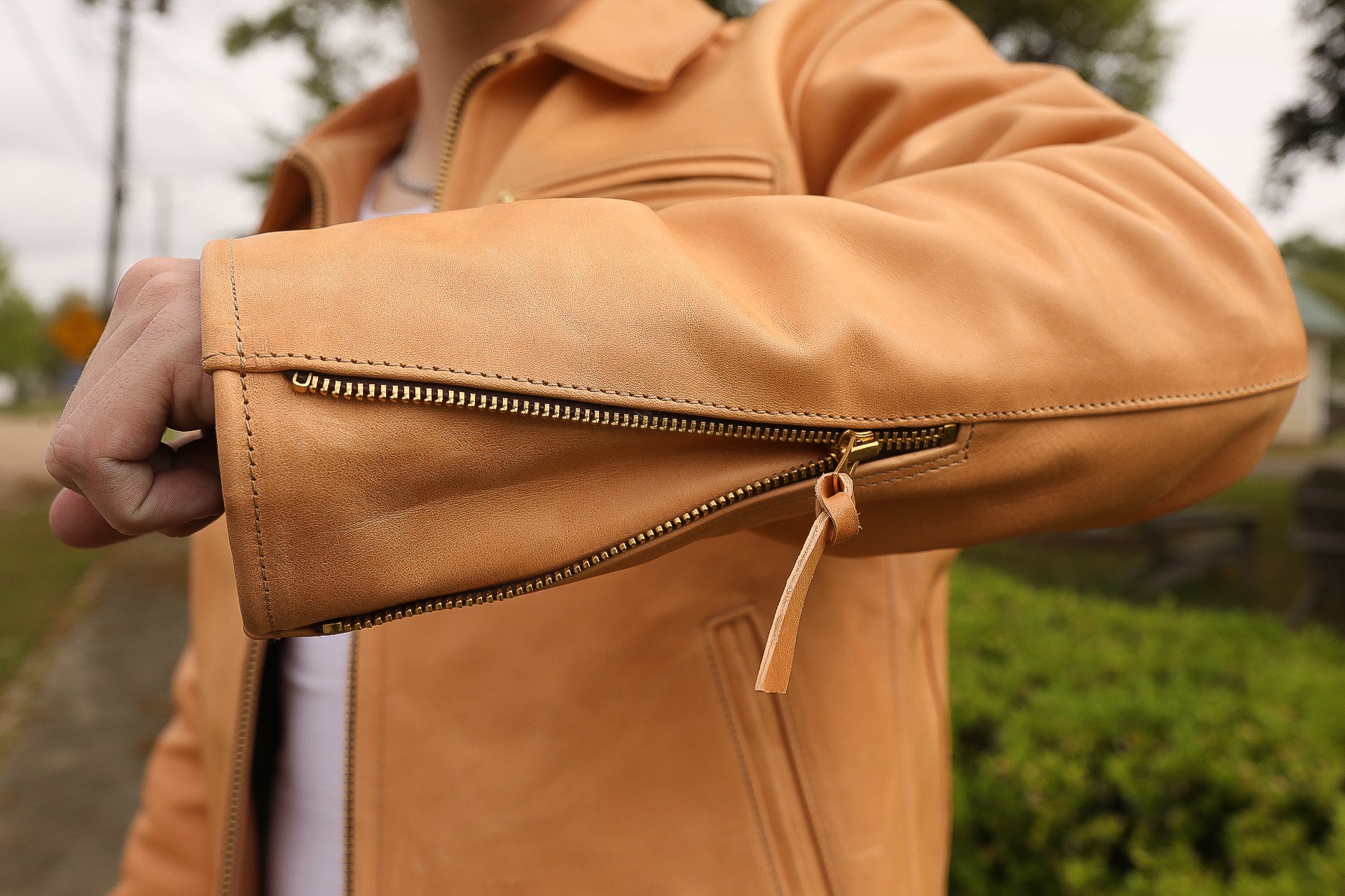 Iron Heart x Simmons Bilt Mustang Horsehide Tail Gunner - Natural IHSB-TGN-NAT