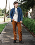17oz Duck Straight Cut Jeans - Brown IH-634D