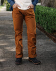 17oz Duck Straight Cut Jeans - Brown IH-634D