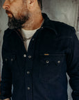 14oz Double Cloth Western Shirt - Indigo