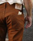 17oz Duck Straight Cut Jeans - Brown IH-634D