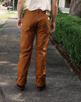 17oz Duck Straight Cut Jeans - Brown IH-634D