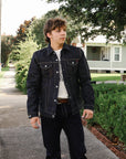 19oz Left-Hand Twill Selvedge Denim Type III Jacket - Indigo IH-526L