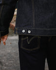 19oz Left-Hand Twill Selvedge Denim Type III Jacket - Indigo IH-526L
