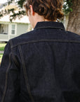 19oz Left-Hand Twill Selvedge Denim Type III Jacket - Indigo IH-526L