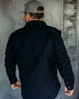 14oz Double Cloth Western Shirt - Indigo