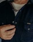 14oz Double Cloth Western Shirt - Indigo