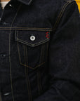 19oz Left-Hand Twill Selvedge Denim Type III Jacket - Indigo IH-526L