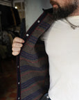 14oz Double Cloth Western Shirt - Indigo