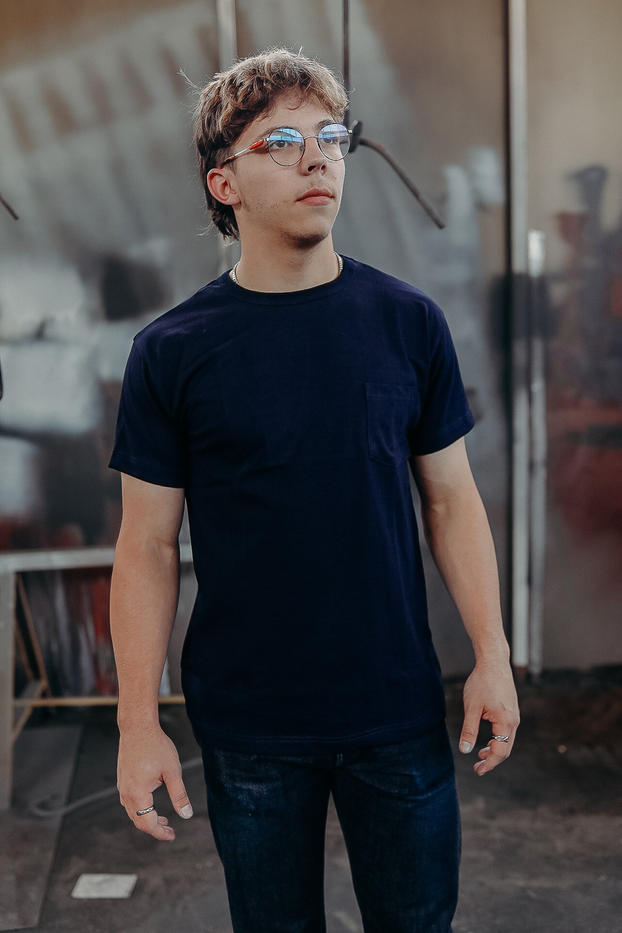 Heavyweight Pocket T⁠-⁠Shirt pack- Indigo – Iron Shop Provisions