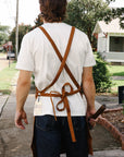 17oz Cotton Duck Apron - Brown IHG-057-BRN