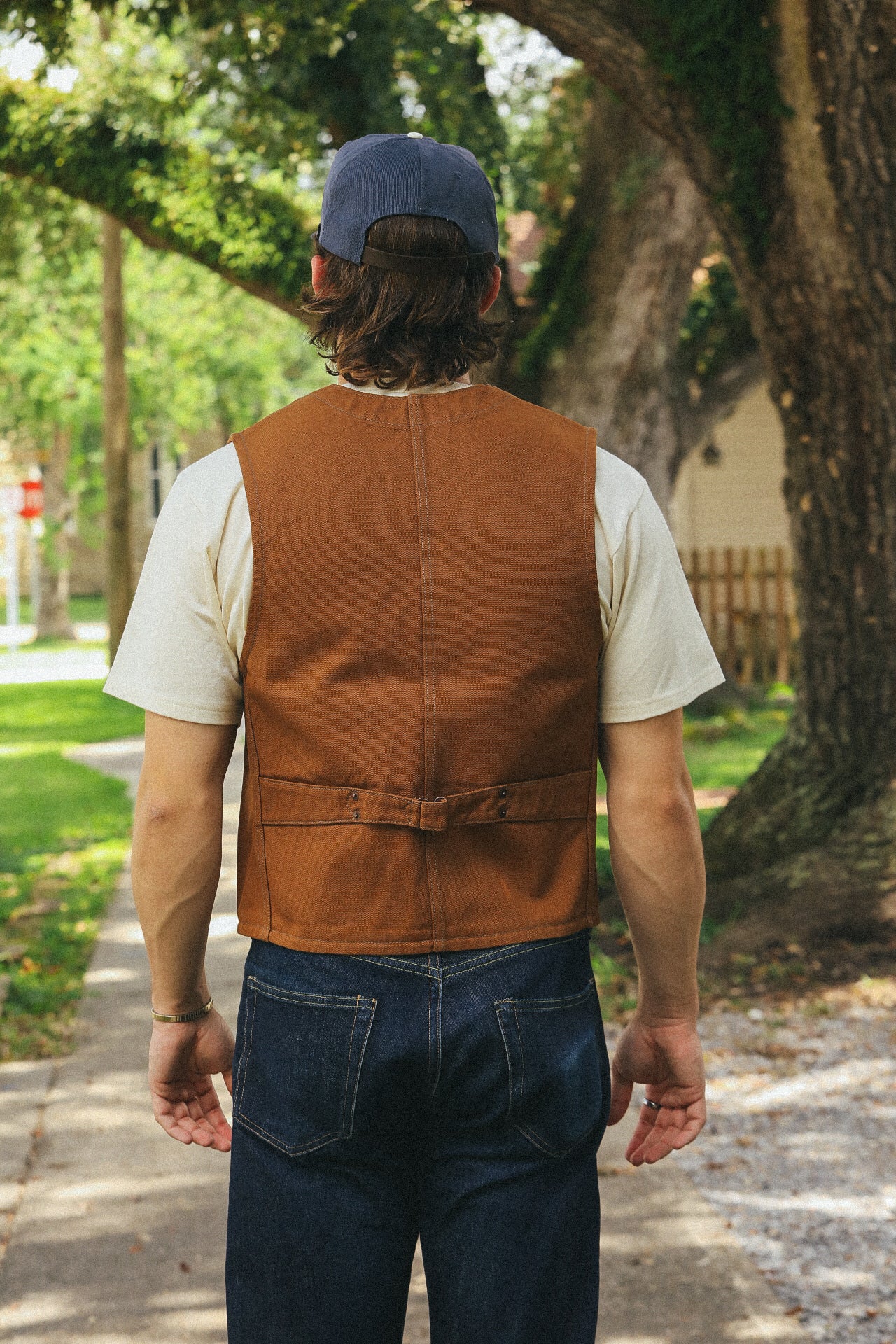 トップス TCB jeans Huntsman Vest Choco Duck TCB jeans ティーシービージーンズ【Huntsman Vest】ハンティング