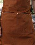 17oz Cotton Duck Apron - Brown IHG-057-BRN