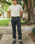 25oz Selvedge Denim Slim Tapered Cut Jeans - Indigo IH-777-XHS
