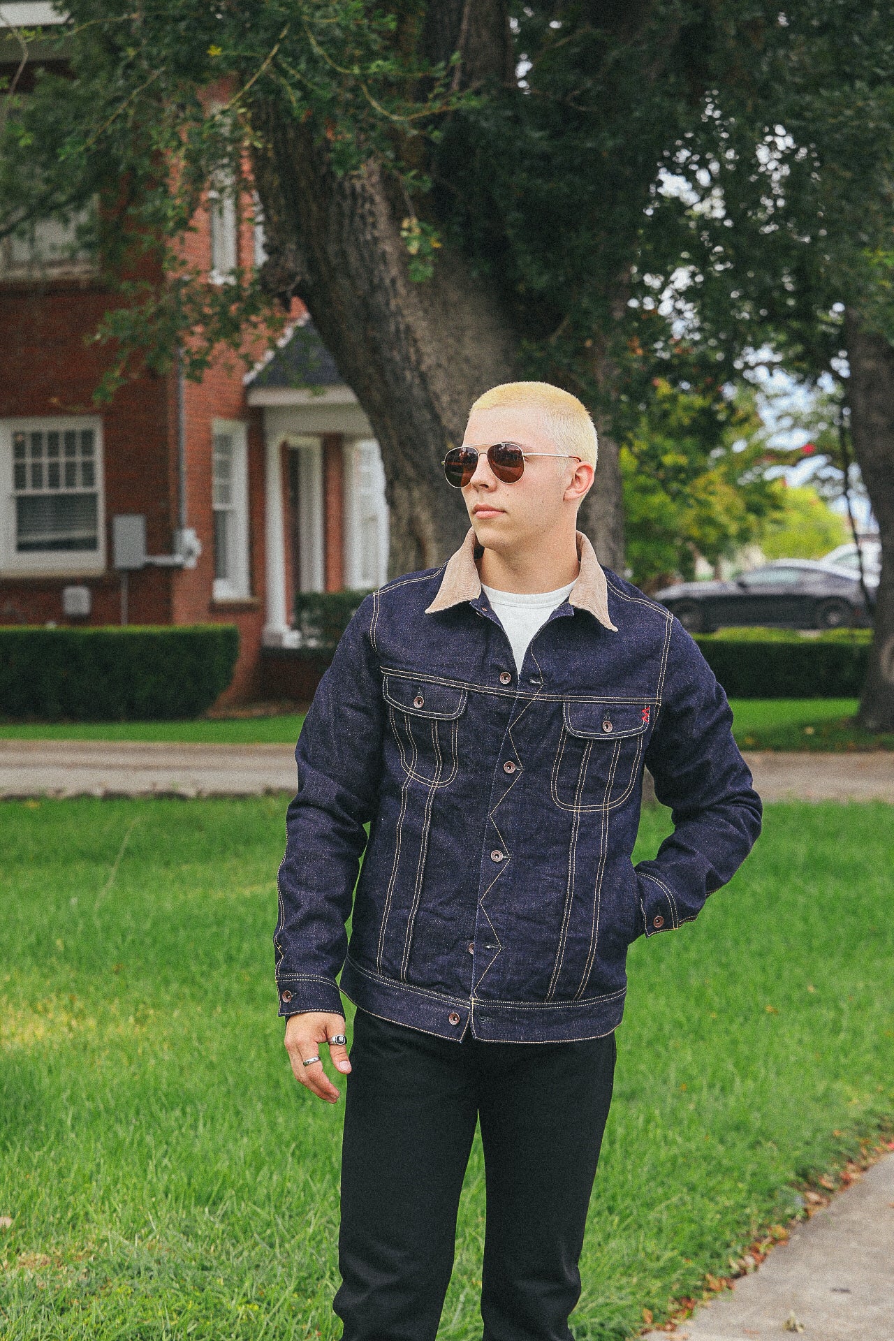 18oz Selvedge Denim Storm Rider Jacket - Indigo IH-101J-SR – Iron