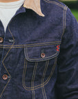 18oz Selvedge Denim Storm Rider Jacket - Indigo IH-101J-SR
