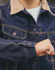 18oz Selvedge Denim Storm Rider Jacket - Indigo IH-101J-SR