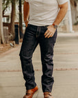 21 oz Selvedge Denim Super Slim Tapered Jeans - Indigo IH-777S-21