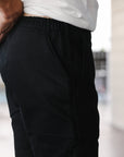 Fatigue Shorts- Black Canvas