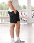 Fatigue Shorts- Black Canvas