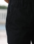 Fatigue Shorts- Black Canvas