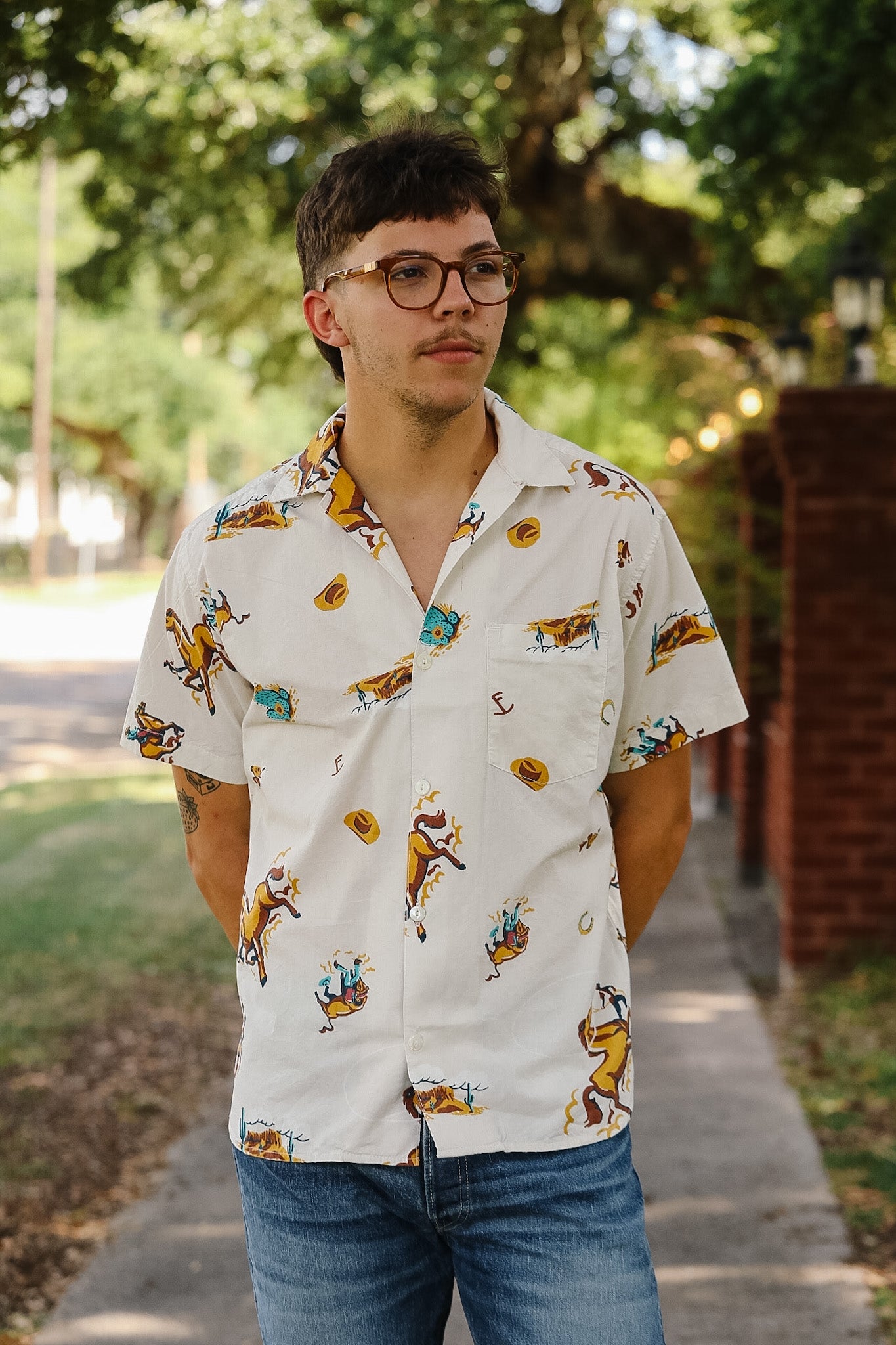 Freenote Cloth Cowboy Hawaiian Shirt