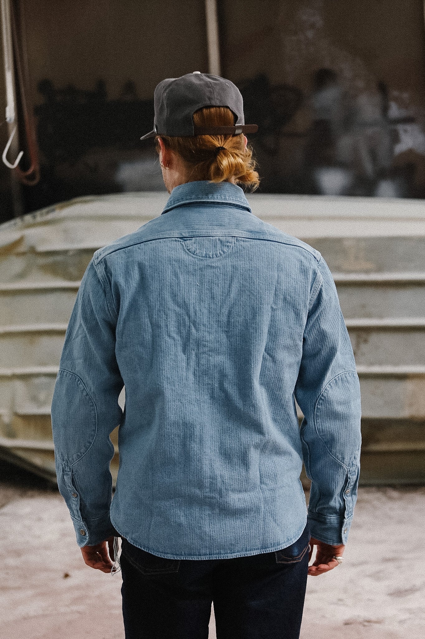 Freenote Cloth Lambert- Bleach Indigo Cord – Iron Shop Provisions
