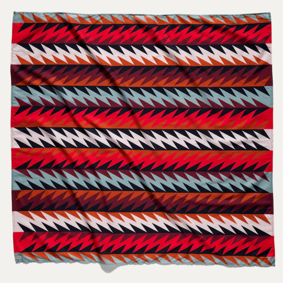 Gently Strikes Wild Rag- Red