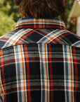Heavy Flannel Shirt- Navy and Blue (502553)