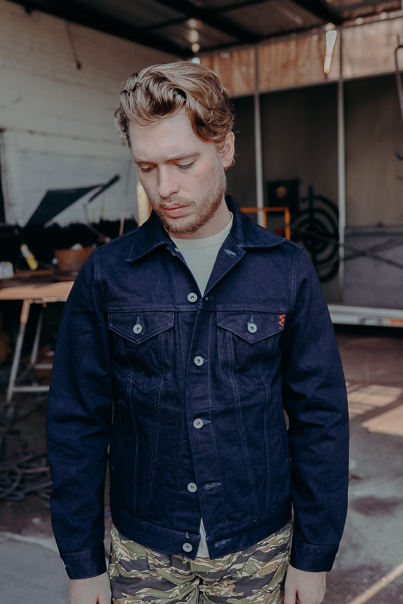 IH-526J-142ib 14oz Selvedge Denim Modified Type III Jacket