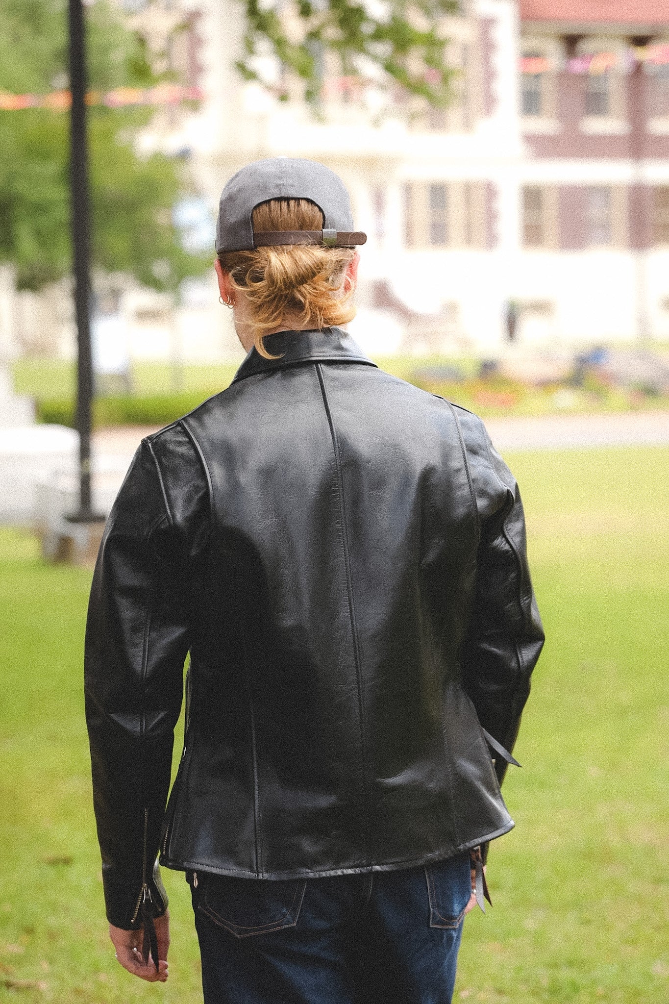 IHJ-54-BLK Iron Heart Japanese Horsehide Rider's Jacket with