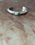Turquoise Stamped Triangle Cuff