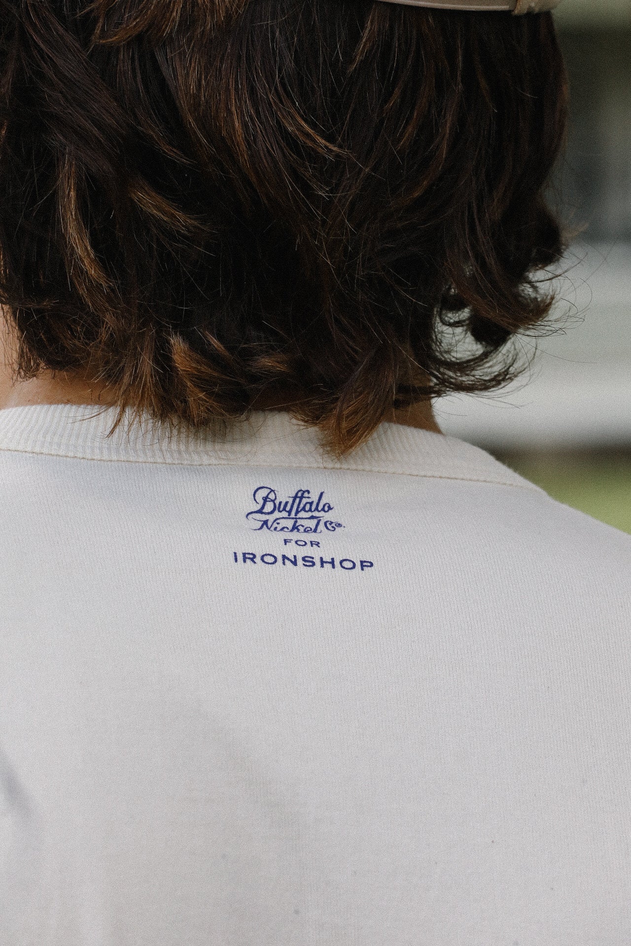 ISP x Buffalo Nickel "Truckin" Loopwheel Tee-Cream
