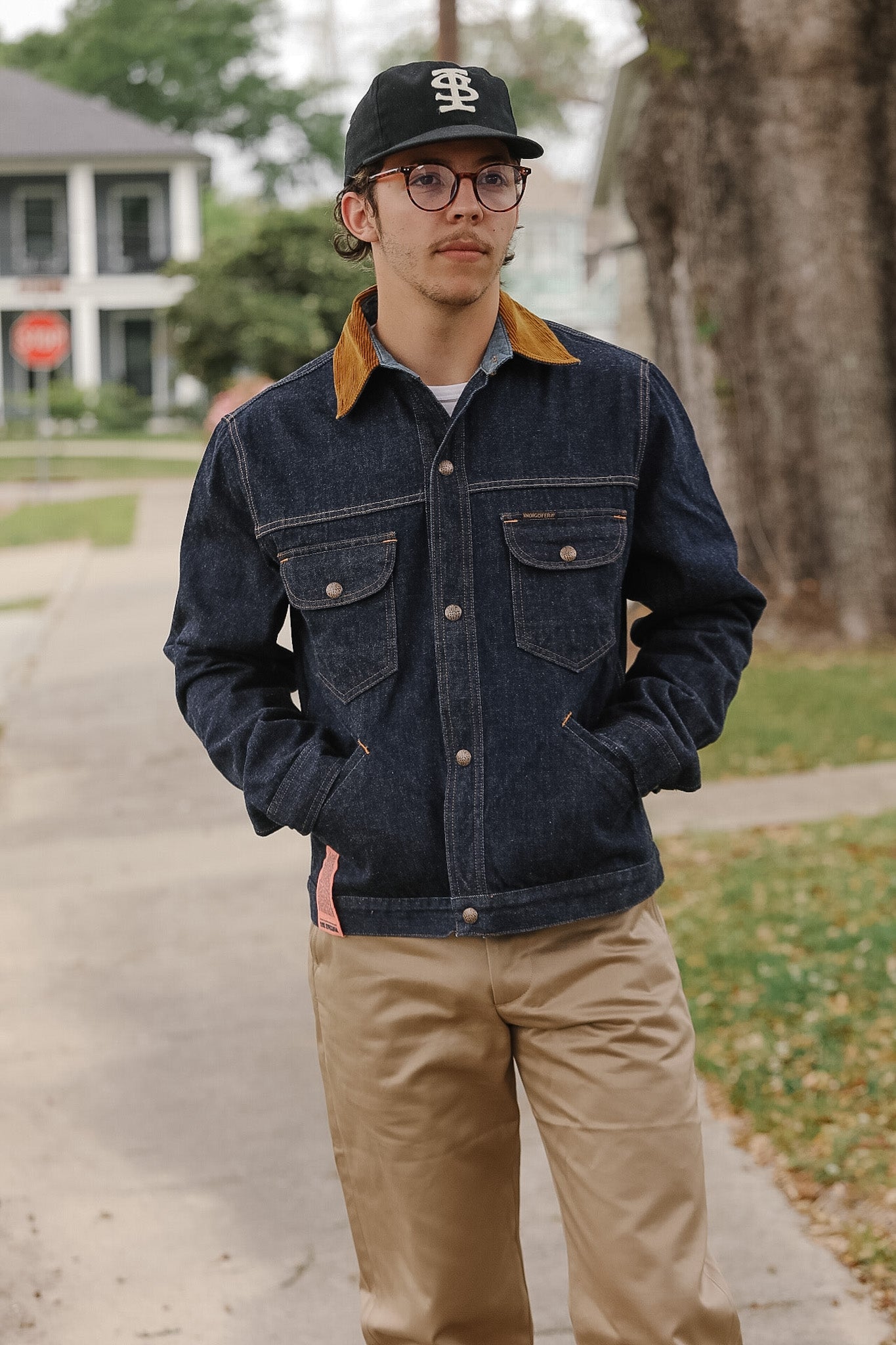 Indigofera Fargo Quarter Jacket- Vintage 70s Denim/ Soaked – Iron
