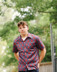 "NARAHIRA" Snake Pattern Shirt - Red (HSA25-01)
