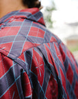 "NARAHIRA" Snake Pattern Shirt - Red (HSA25-01)