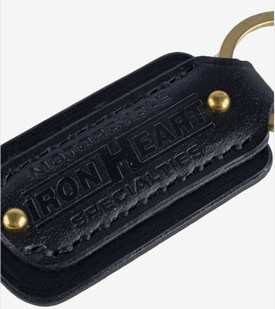 LEATHER HOTEL KEYCHAIN / BLACK ボルトルーム Hotel Keychain | Full grain leather, vintage-inspired