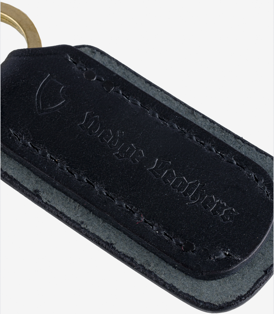 Buttero Leather Keyring - Black IHG-067-BLK