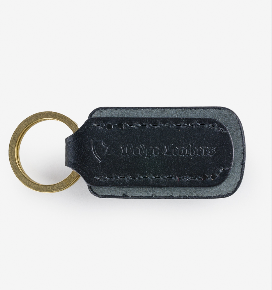 Buttero Leather Keyring - Black IHG-067-BLK