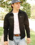 Single Riders Jacket With Collar- Black (R901-S)
