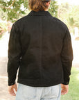 Single Riders Jacket With Collar- Black (R901-S)