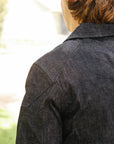 Single Riders Jacket With Collar- Indigo (R901-S)