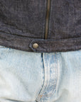 Single Riders Jacket With Collar- Indigo (R901-S)